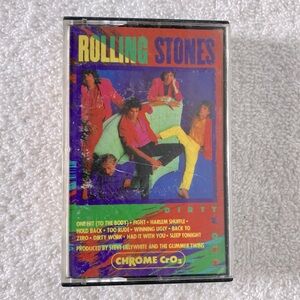 Vintage 1986 The Rolling Stones Dirty Work Cassette